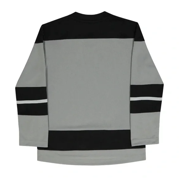 Fanatics Youth L/XL Los Angeles Kings Alternate Replica Jersey Gray NHL New - Picture 2 of 4